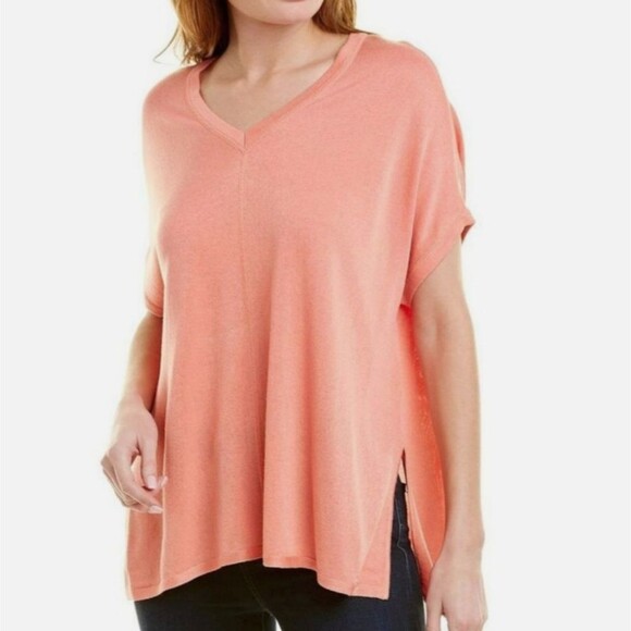 Donna Karan Sweaters - DONNA KARAN Viscose Blend V-Neck Oversized Dolman Sleeve Top Size M